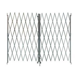 Double Fixed Folding Steel Security Gate